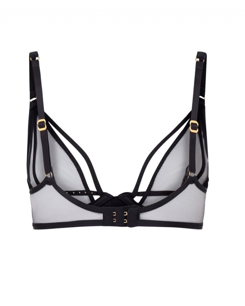 Agent Provocateur Rubi Plunge Underwired Bra レディース ブラ 黒 日本 | I3I-2695