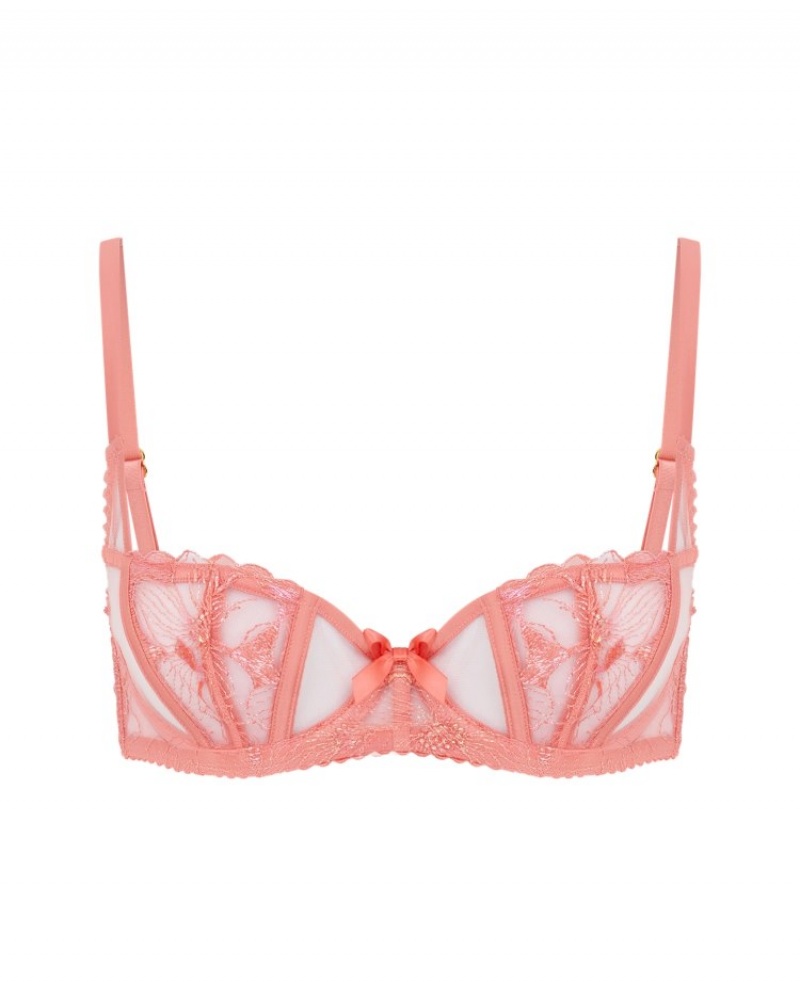 Agent Provocateur Sabinah Balconette Underwired Bra レディース ブラ コーラル 色 日本 | I4L-4672