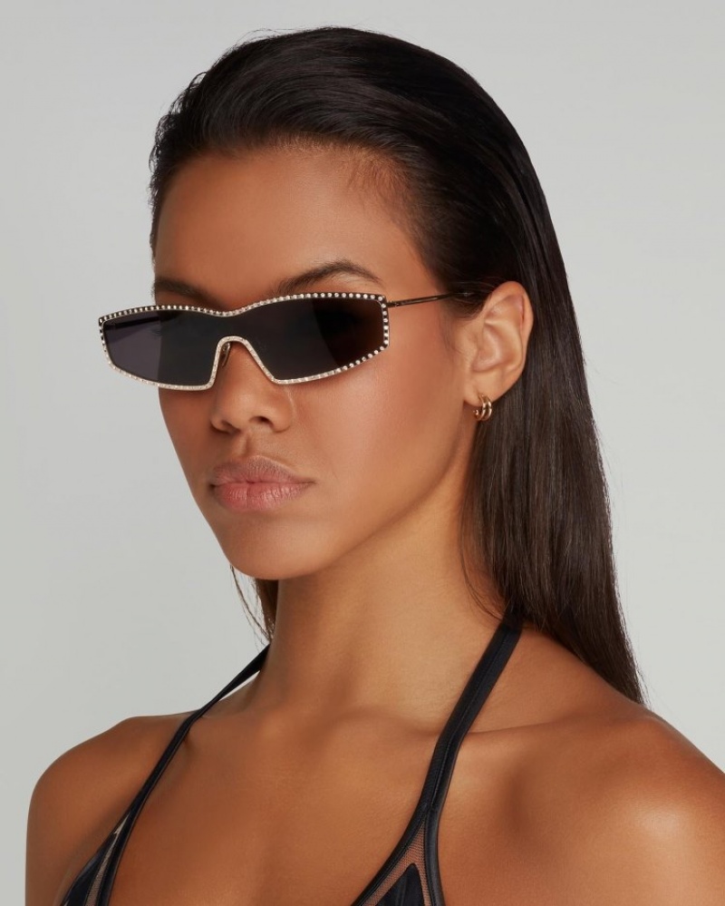 Agent Provocateur Scarlette Sunglasses レディース サングラス Gold/Black 日本 | Q7R-5327