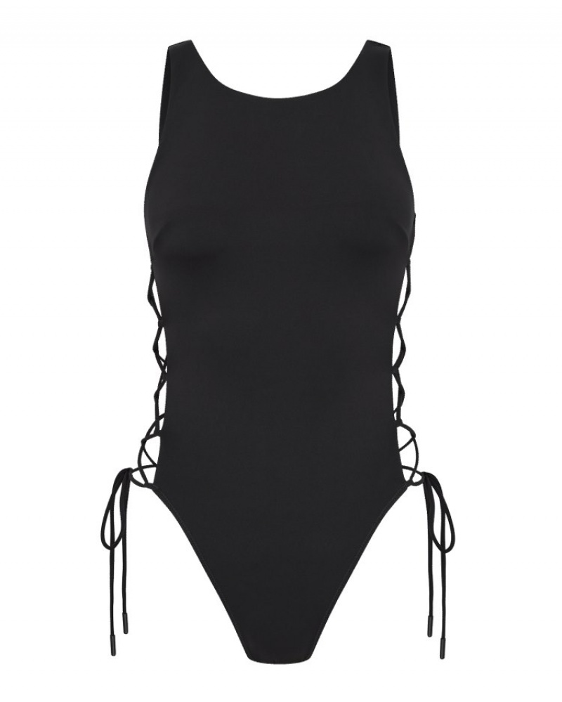 Agent Provocateur Sellena Swimsuit レディース 水着 黒 日本 | H4T-0781