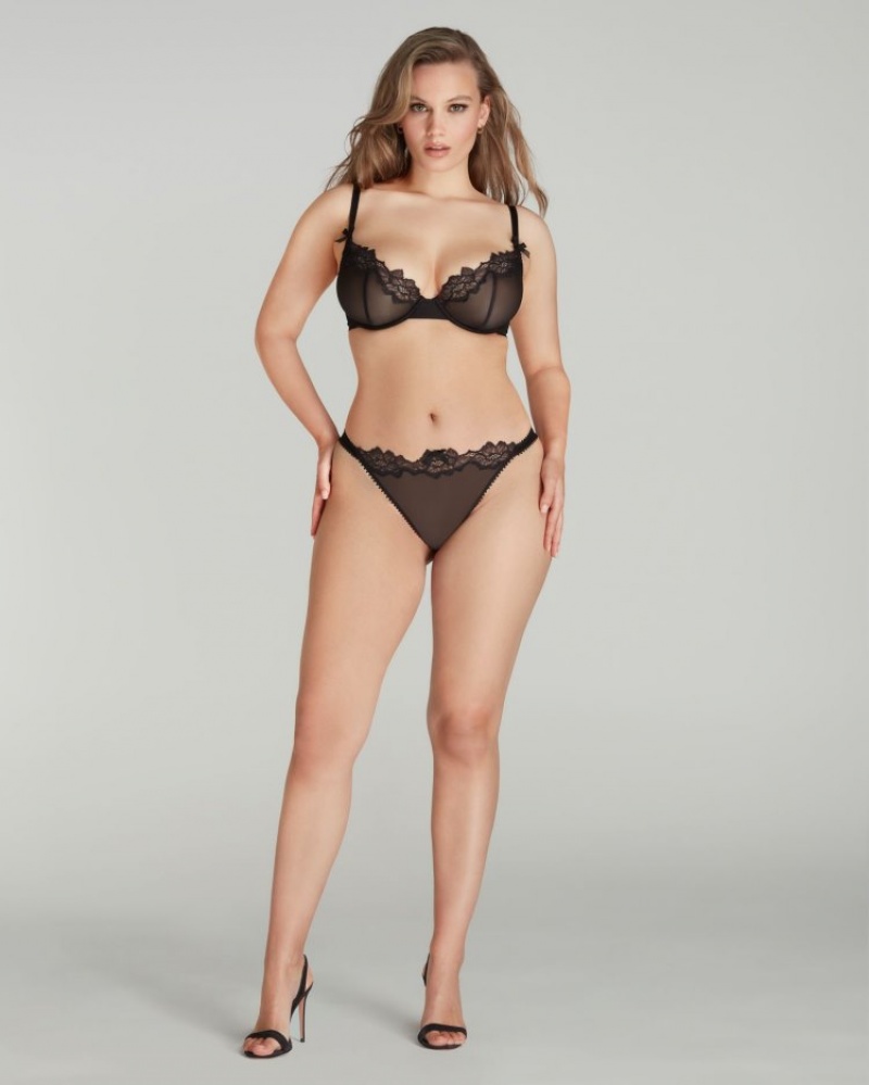 Agent Provocateur Shania Plunge Underwired Bra レディース ブラ 黒 日本 | G2W-6086