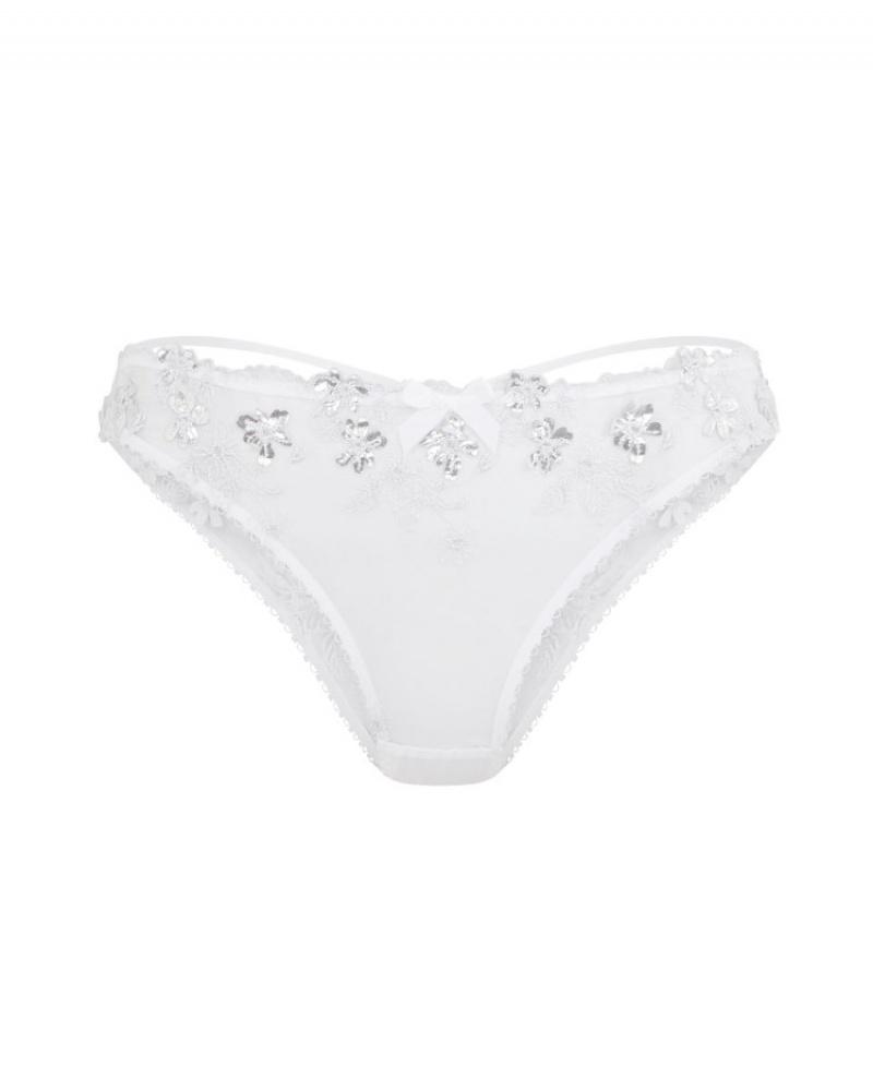 Agent Provocateur Skylee Garter レディース ガーター White/Silver 日本 | V4V-6568