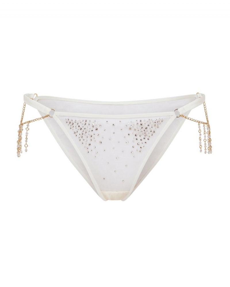 Agent Provocateur Solar ひも レディース Tバック White/Sand 日本 | L3U-1666