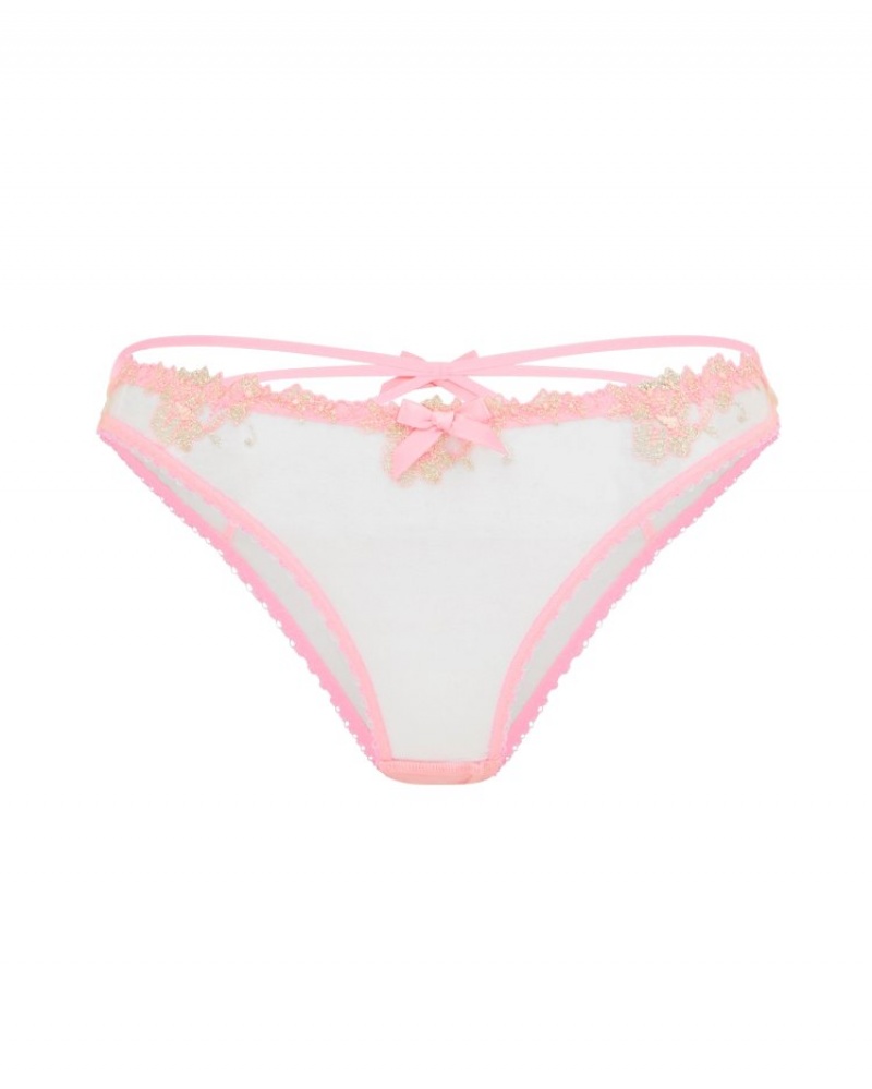 Agent Provocateur Tessy Full Brief レディース ブリーフ Pink/Sand 日本 | G8U-9653