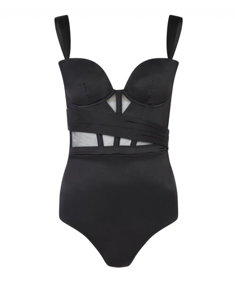 Agent Provocateur Thoria Body レディース ランジェリー 黒 日本 | U3X-0607