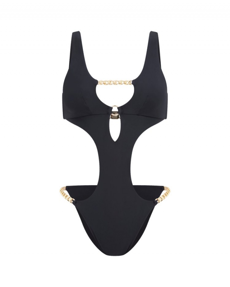 Agent Provocateur Trixy Swimsuit レディース 水着 黒 日本 | I2Z-0240