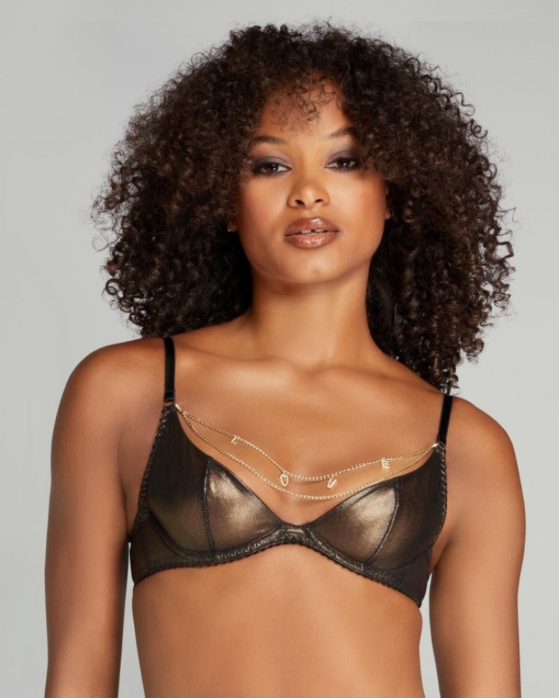 Agent Provocateur Tylee Bra レディース ブラ ゴールド 日本 | W0O-4953