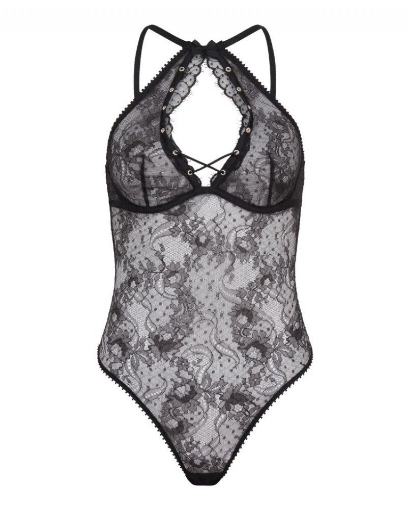 Agent Provocateur Vallentina Body レディース ボディスーツ 黒 日本 | C6R-6696