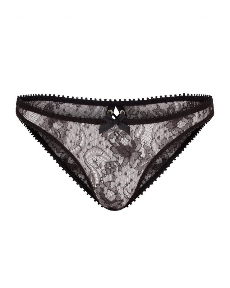 Agent Provocateur Vallentina Ouvert レディース ニッカーズ 黒 日本 | I7A-7004