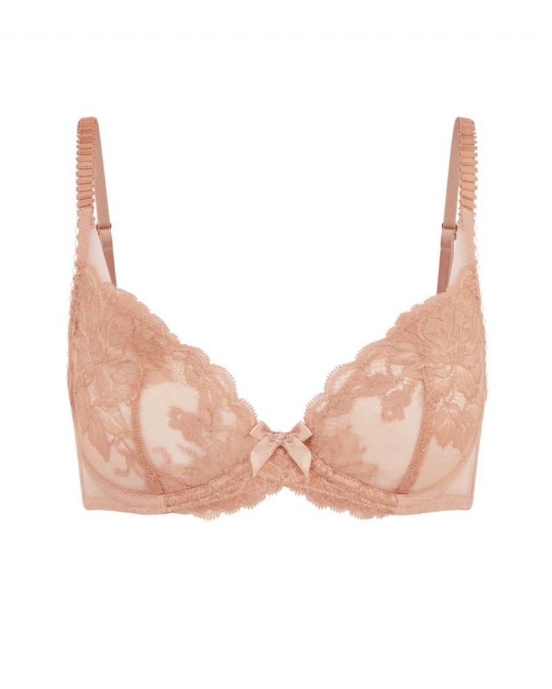 Agent Provocateur Yara 1 Plunge Underwired Bra レディース ブラ Praline 日本 | P0T-2361