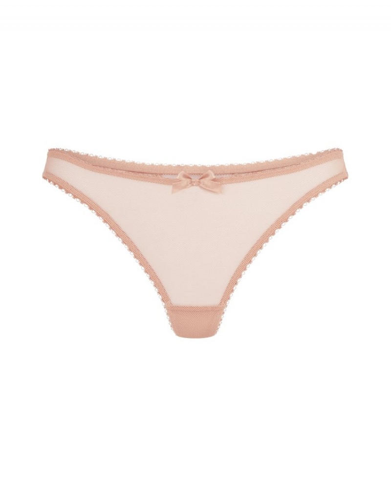 Agent Provocateur Yara 1 ひも レディース Tバック Praline 日本 | L6R-6562