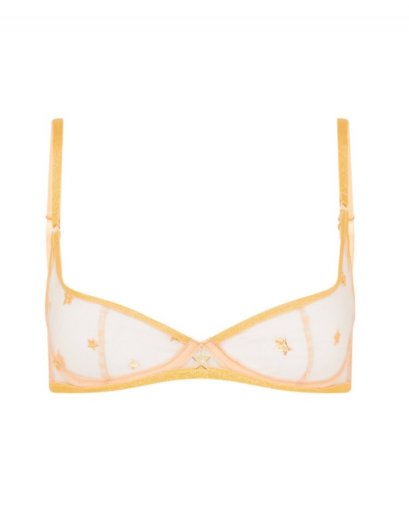 Agent Provocateur Zadi Demi Cup Underwired Bra レディース ブラ ゴールド 日本 | P1H-0596