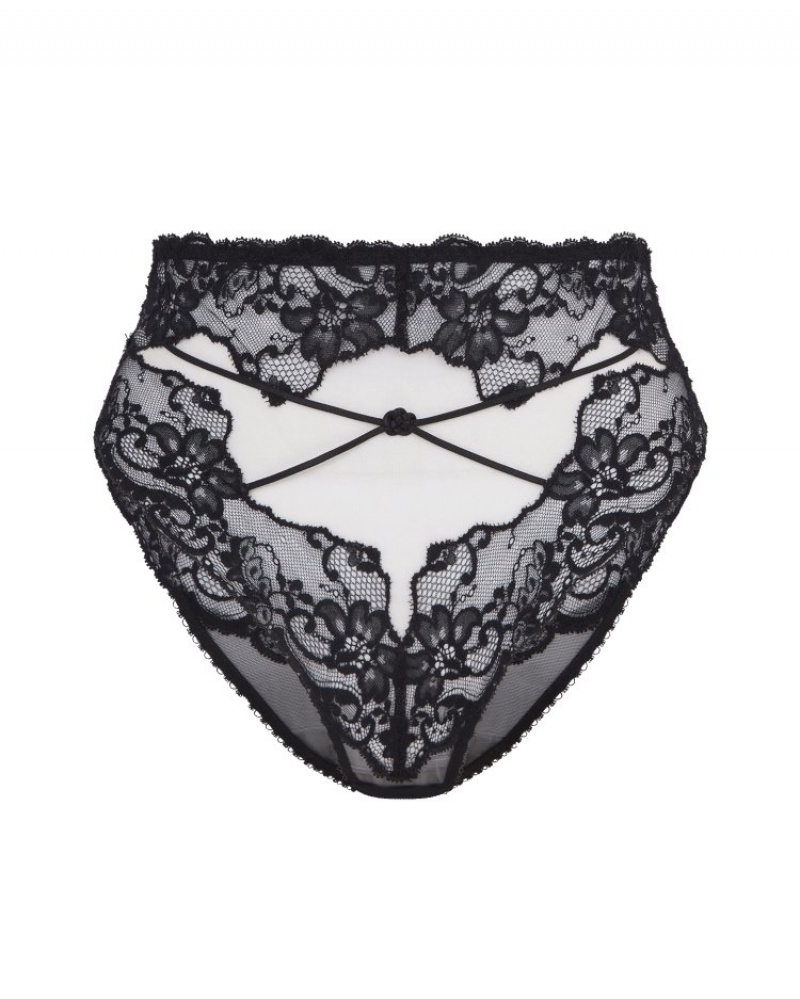 Agent Provocateur Zanah High Waisted Brief レディース ブリーフ 黒 日本 | T1N-6611