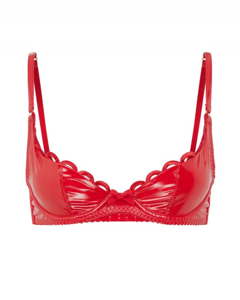 Agent Provocateur Zarya Demi Cup Underwired Bra レディース ブラ 赤 日本 | X3P-8633