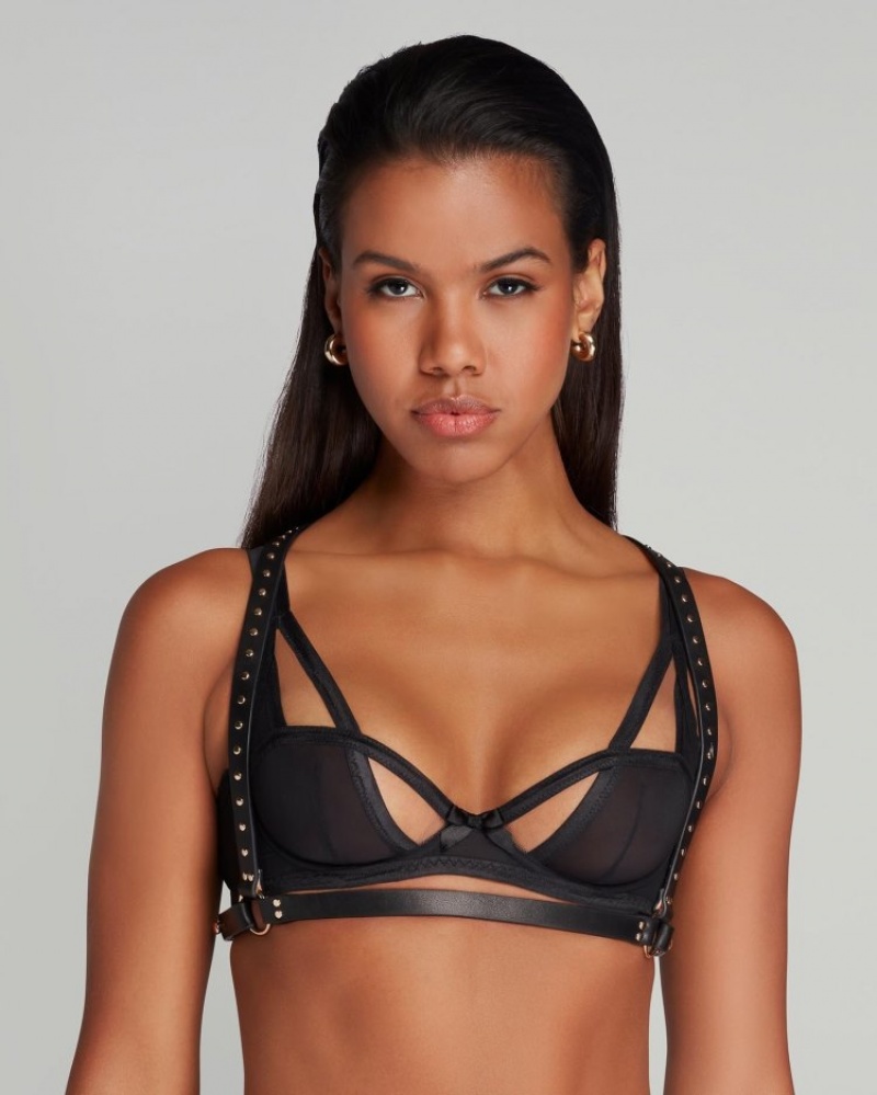 Agent Provocateur Zilda Harness レディース アクセサリー 黒 日本 | M0H-2111