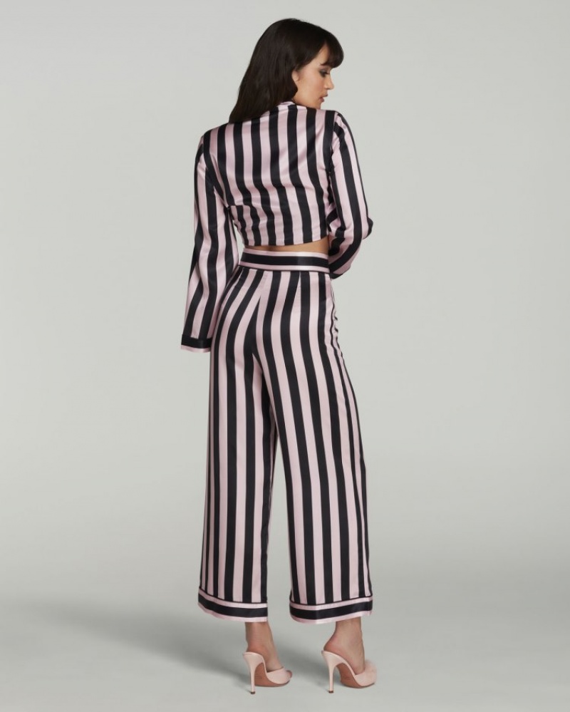 Agent Provocateur クラシック Pyjama Trousers レディース パジャマ Stripe/Pink 日本 | Z6W-9712